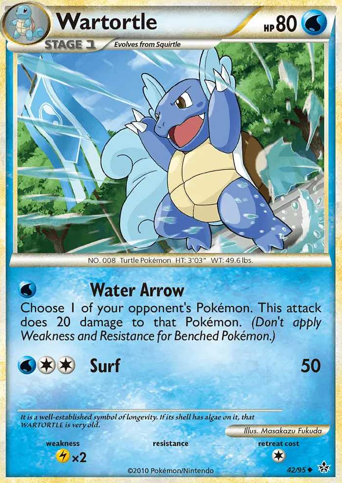 Wartortle — Unleashed card #42