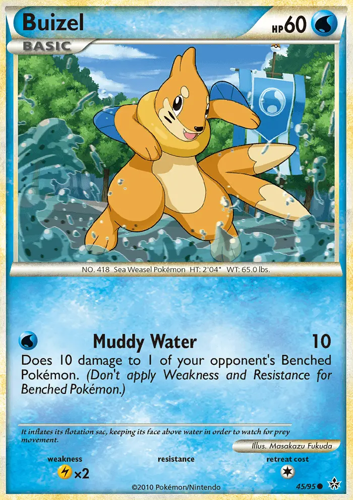 Buizel — Unleashed card #45