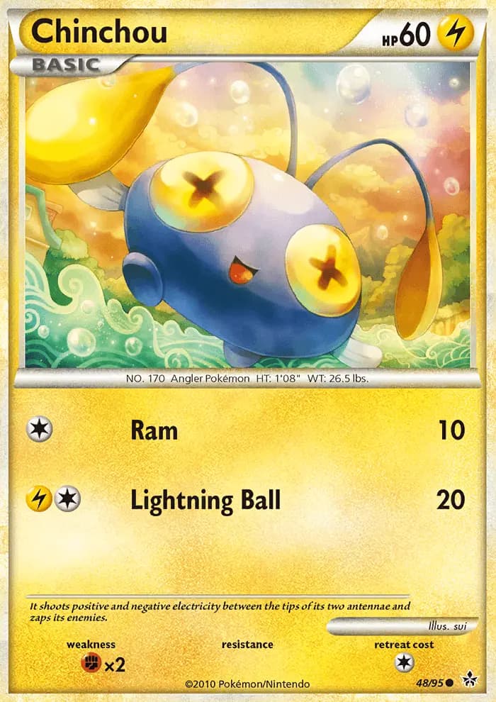 Chinchou — Unleashed card #48