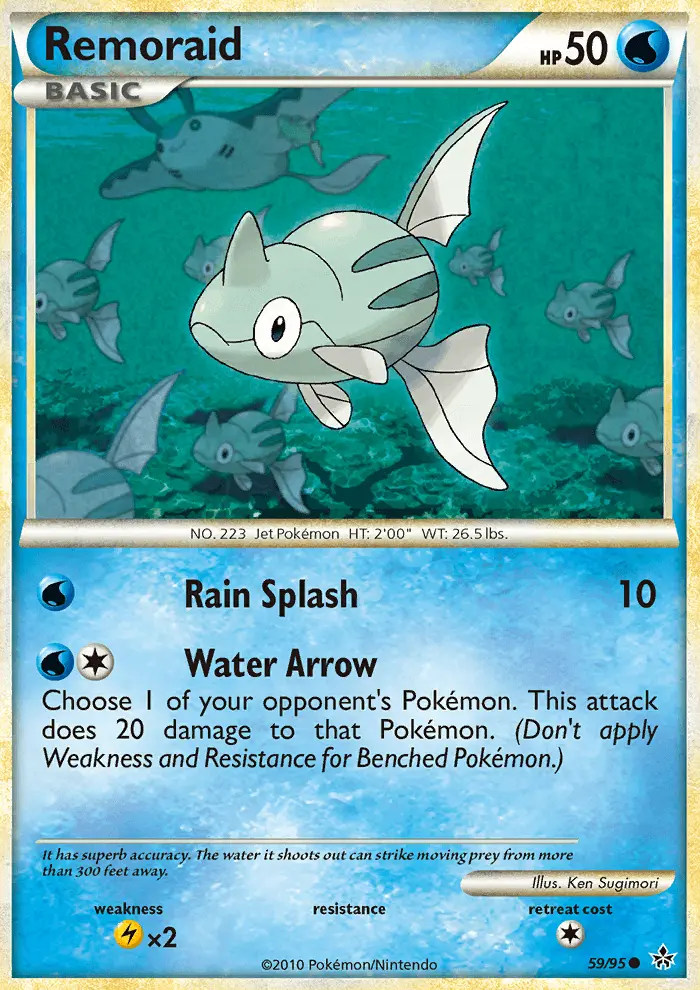 Remoraid — Unleashed card #59
