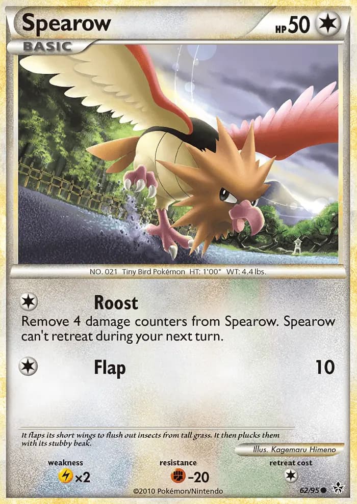 Spearow — Unleashed card #62