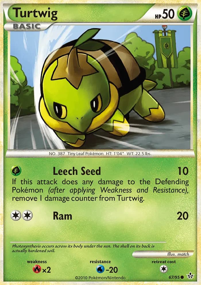 Turtwig — Unleashed card #67