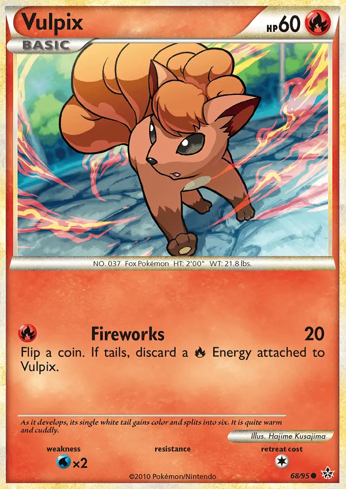 Vulpix — Unleashed card #68