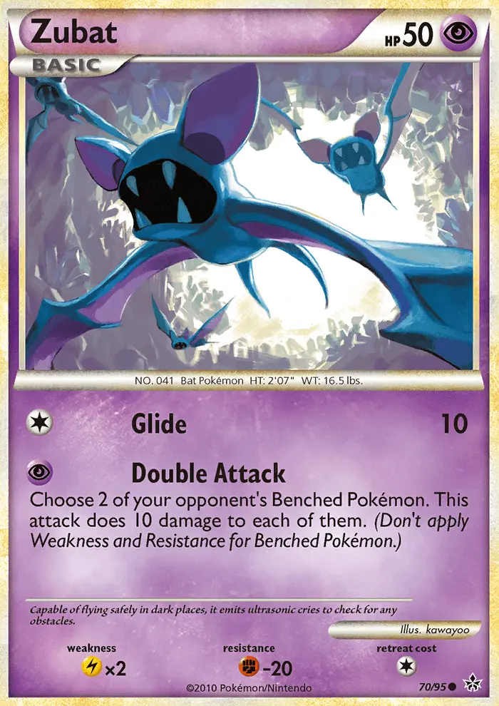 Zubat — Unleashed card #70