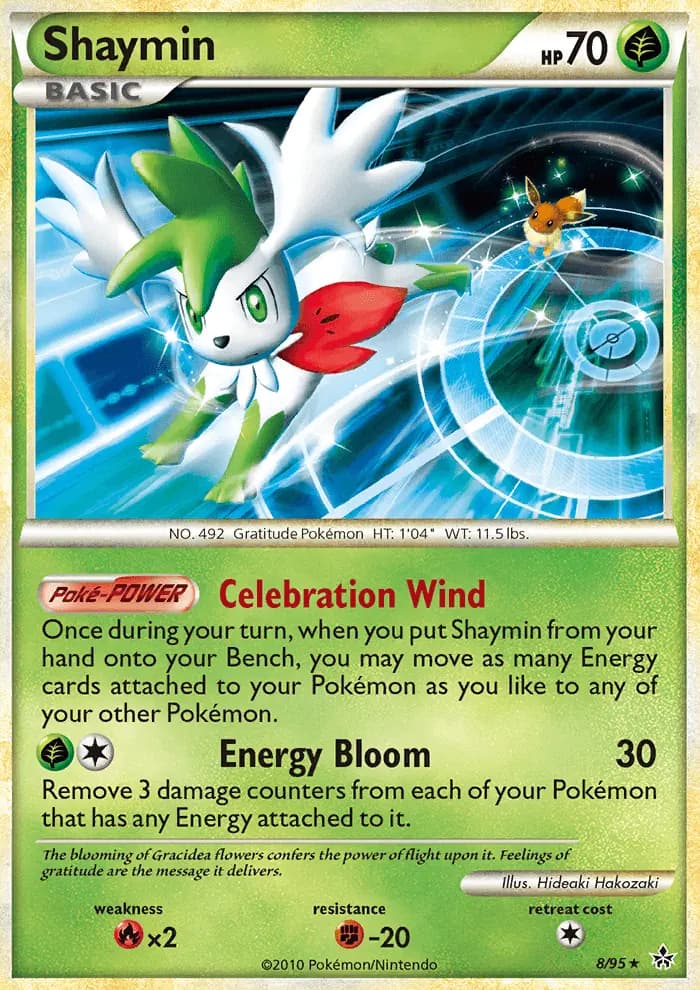 Shaymin — Unleashed card #8
