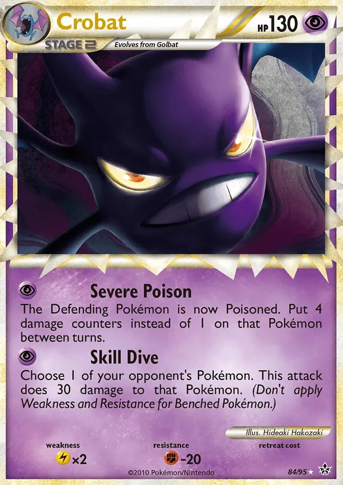 Crobat — Unleashed card #84