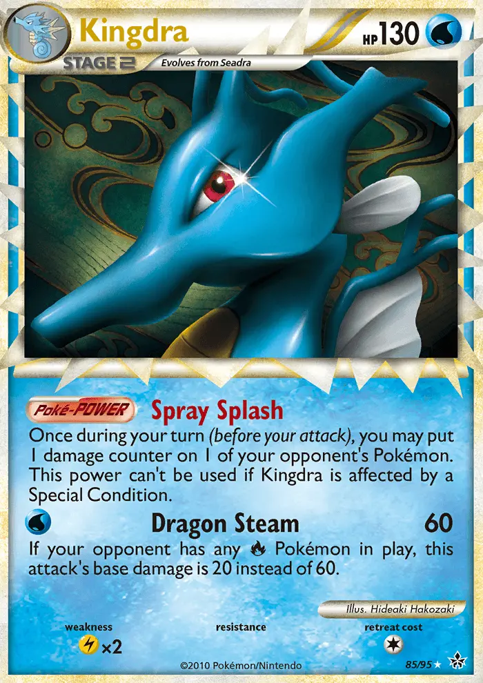 Kingdra — Unleashed card #85