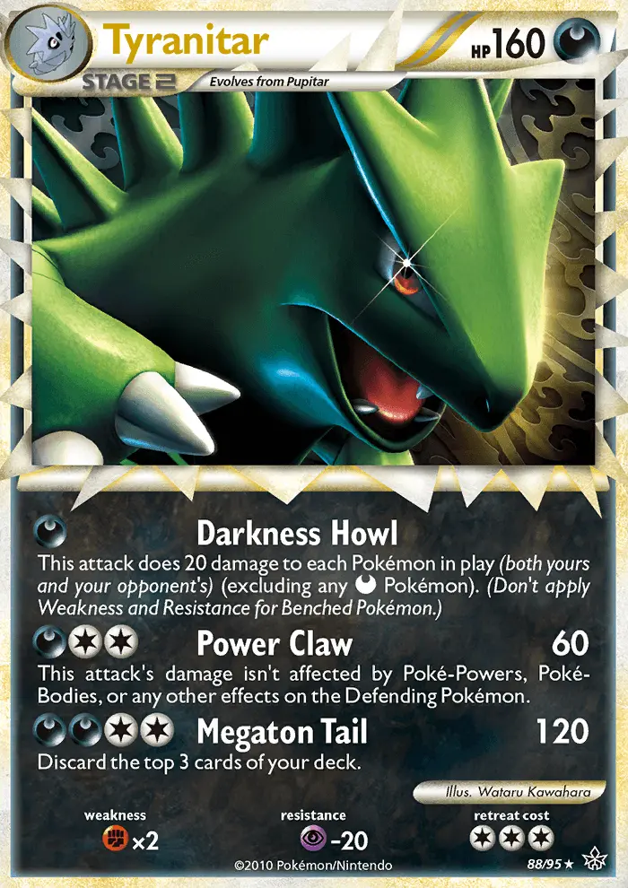 Tyranitar — Unleashed card #88