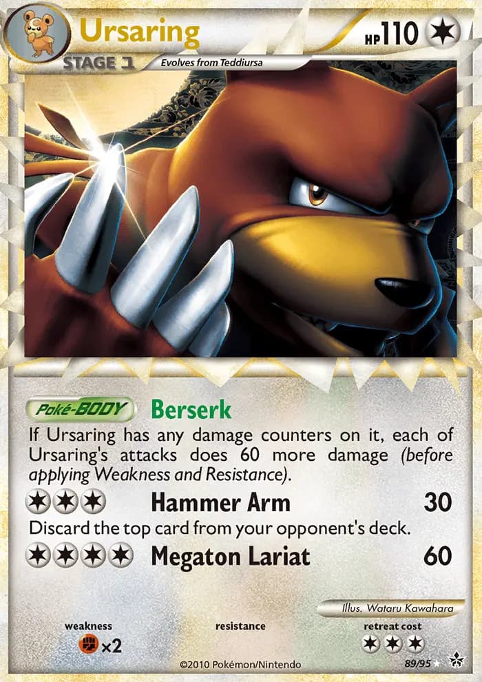 Ursaring — Unleashed card #89