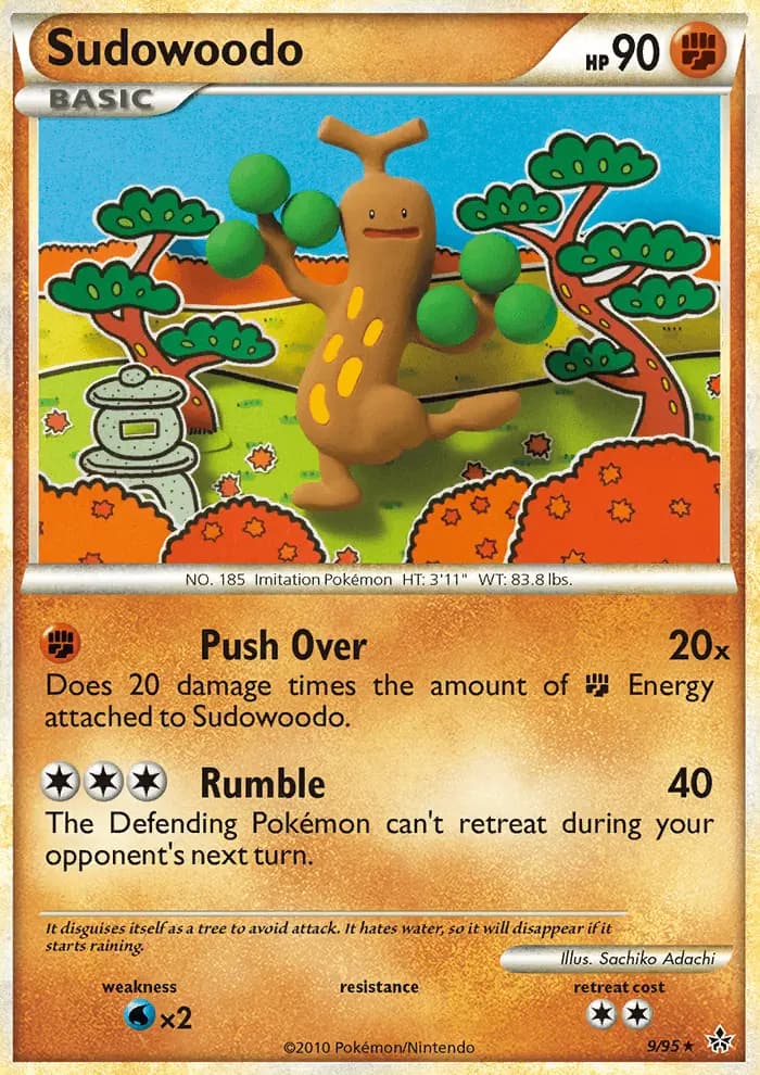 Sudowoodo — Unleashed card #9