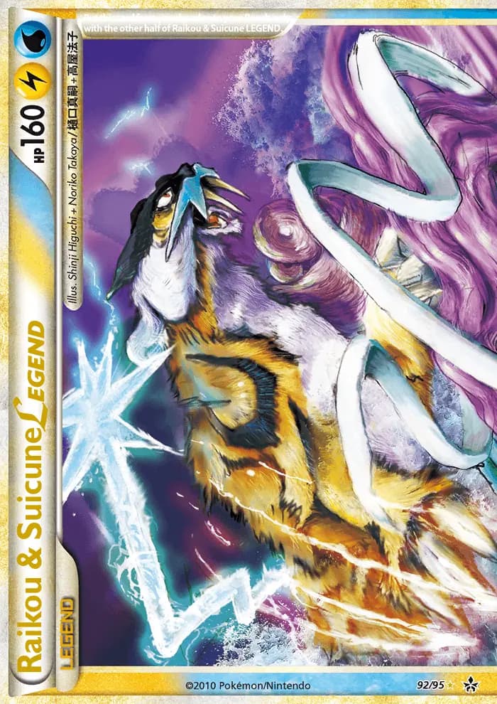 Raikou & Suicune LEGEND — Unleashed card #92