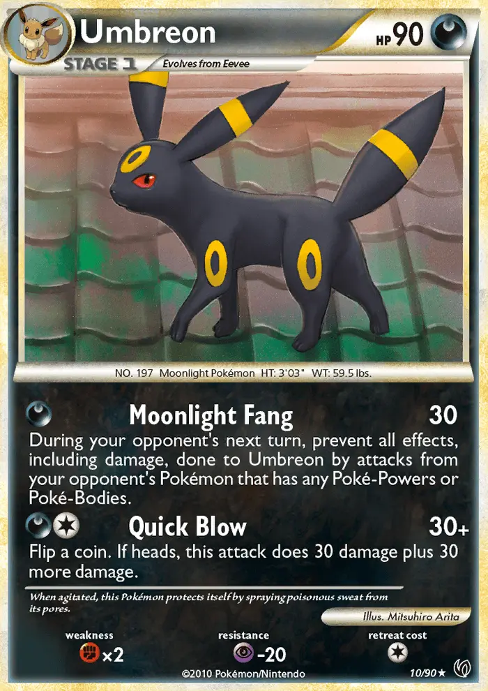 Umbreon — Undaunted card #10