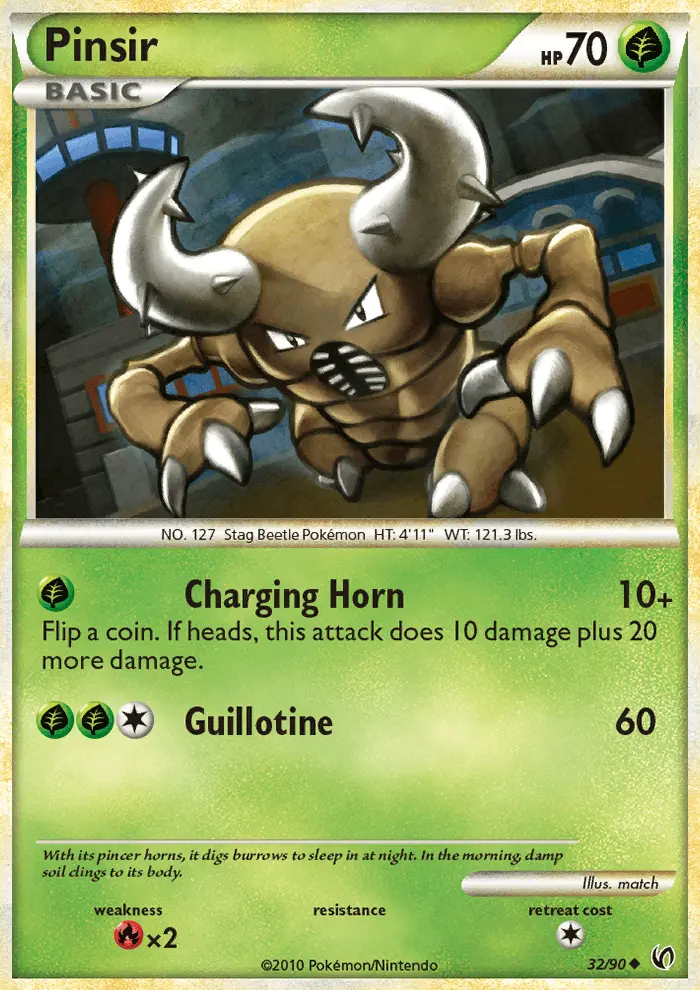 Pinsir — Undaunted card #32