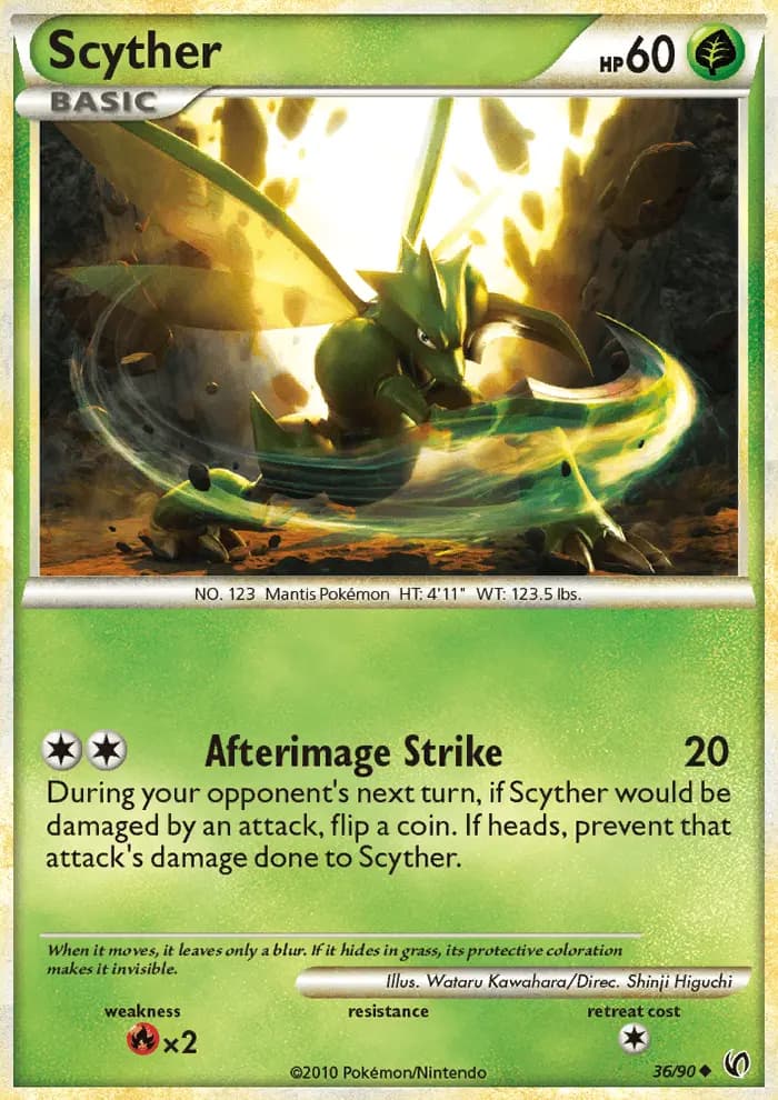 Scyther — Undaunted card #36