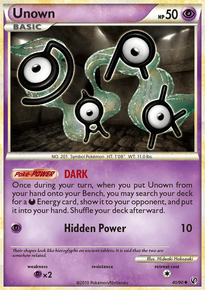 Unown — Undaunted card #40
