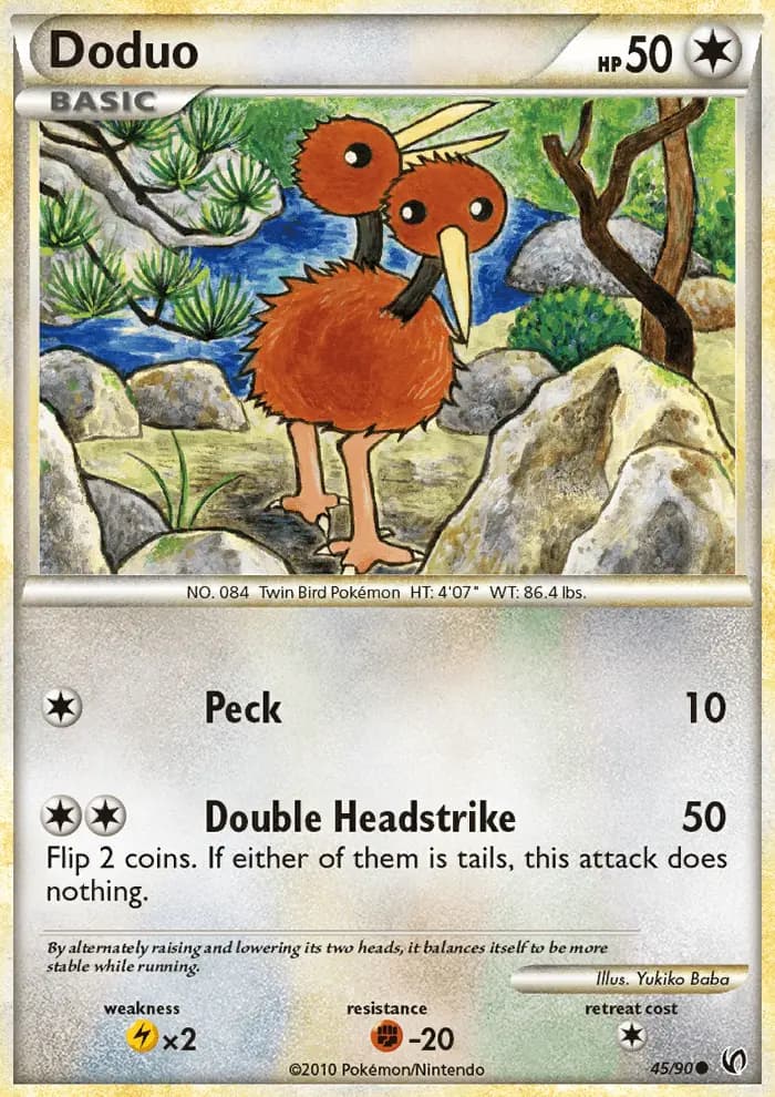 Doduo — Undaunted card #45