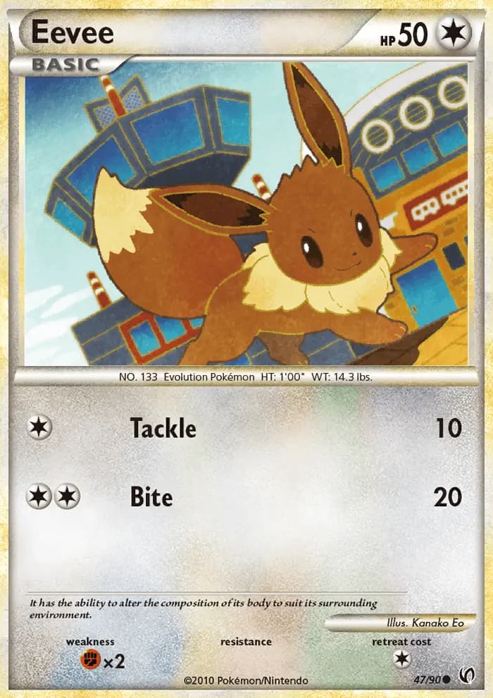 Eevee — Undaunted card #47