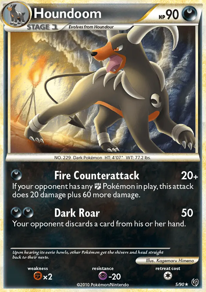 Houndoom — Undaunted card #5