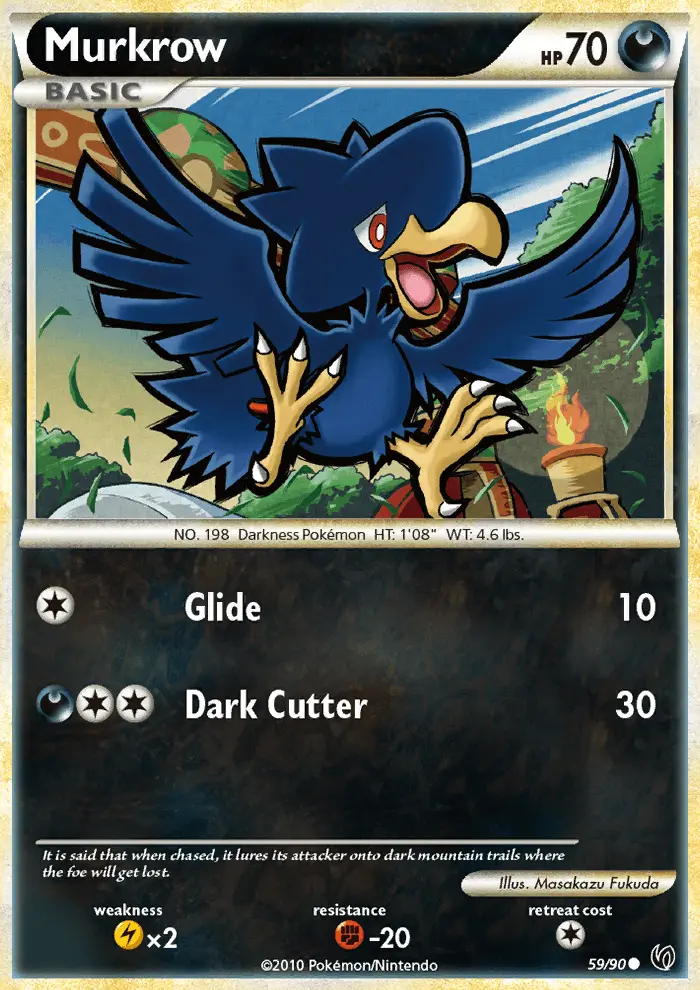 Murkrow — Undaunted card #59