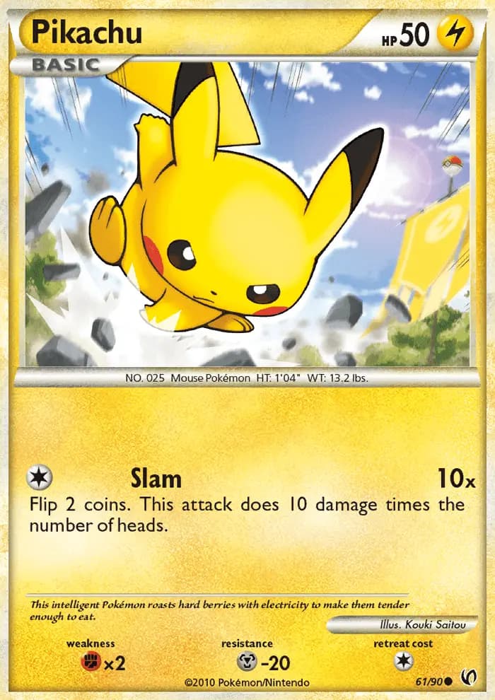 Pikachu — Undaunted card #61