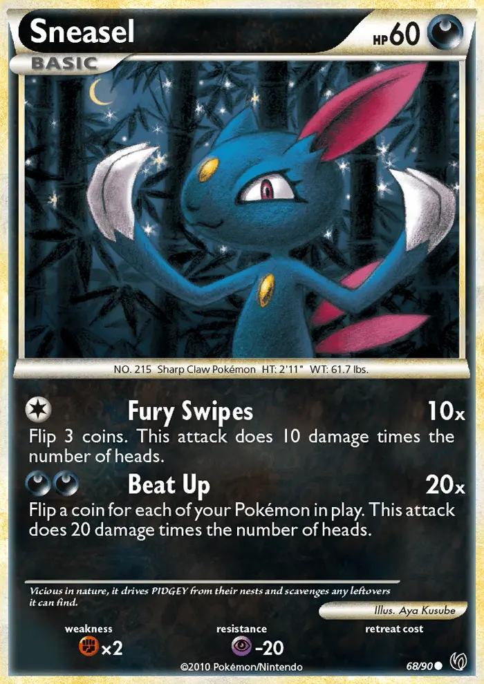Sneasel — Undaunted card #68