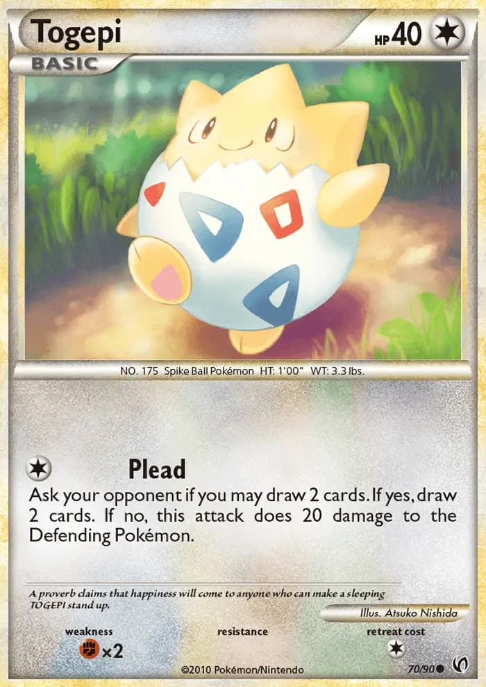 Togepi — Undaunted card #70