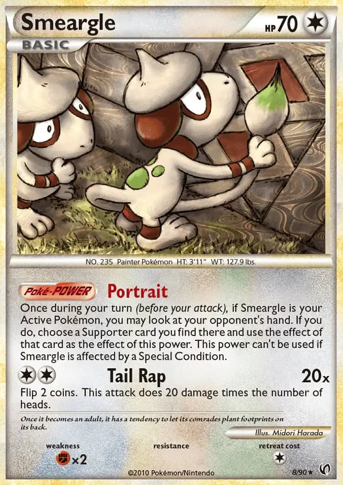 Smeargle — Undaunted card #8
