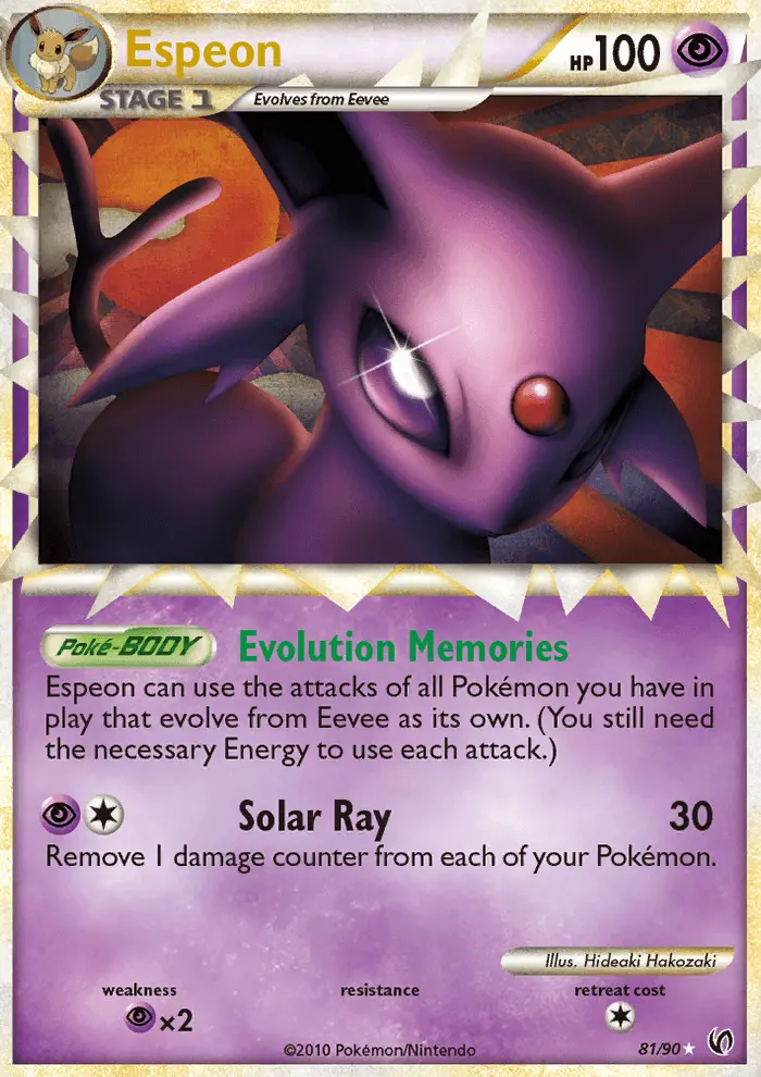 Espeon — Undaunted card #81