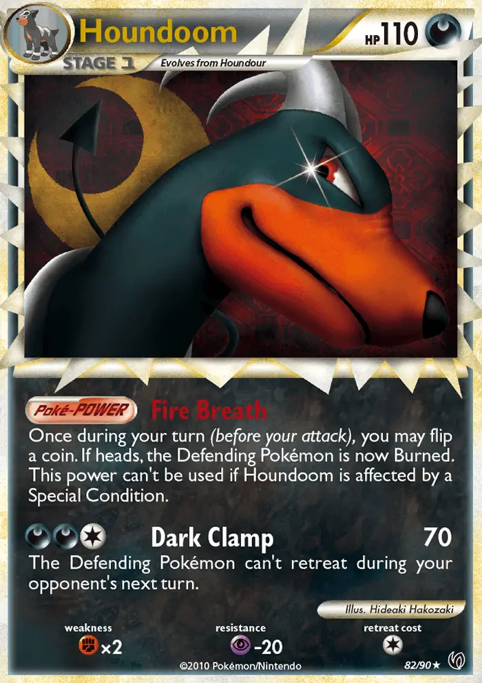 Houndoom — Undaunted card #82