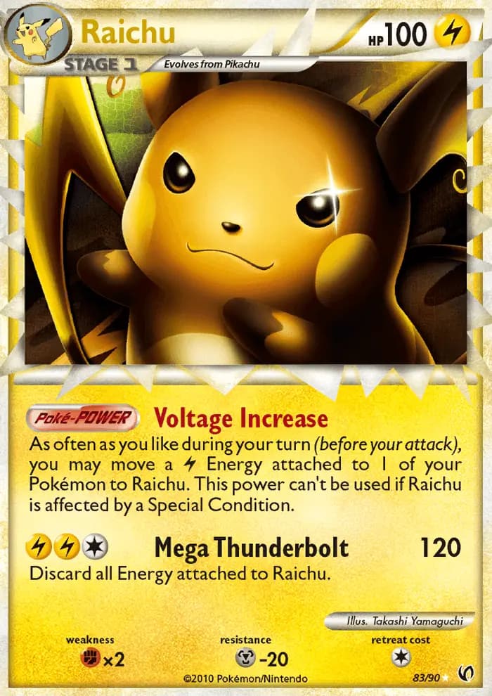 Raichu — Undaunted card #83