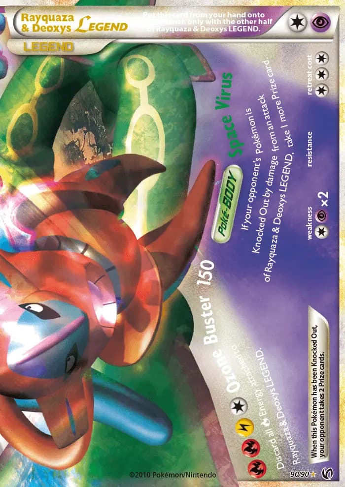 Rayquaza & Deoxys LEGEND — Undaunted card #90