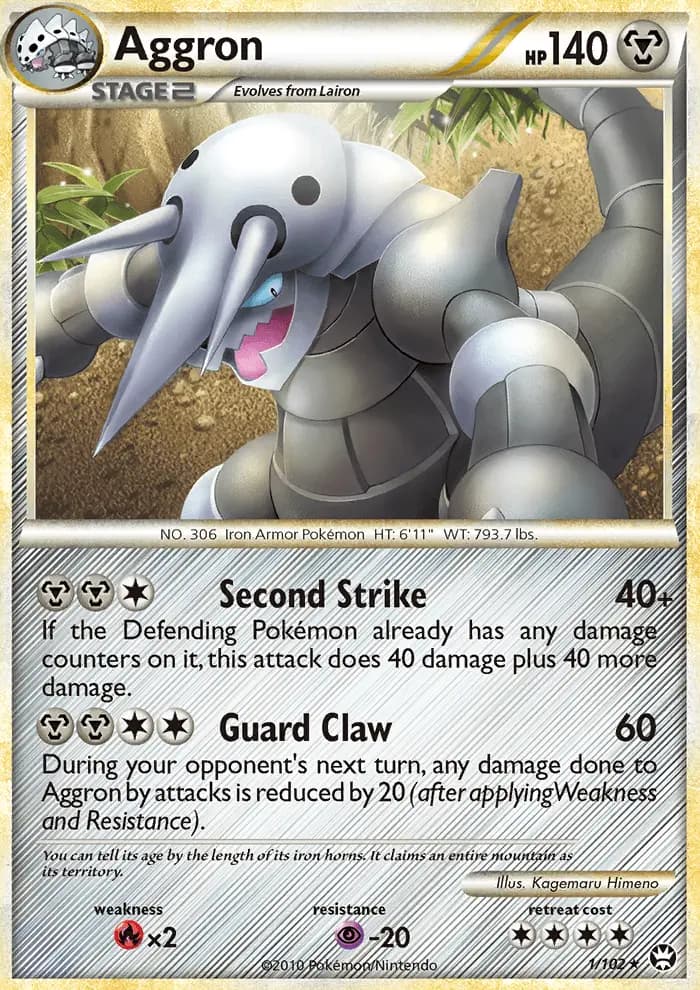Aggron — Triumphant card #1