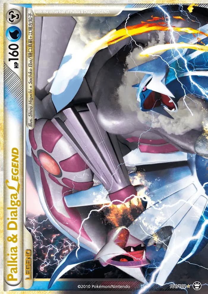 Palkia & Dialga LEGEND — Triumphant card #101