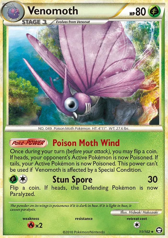 Venomoth — Triumphant card #11