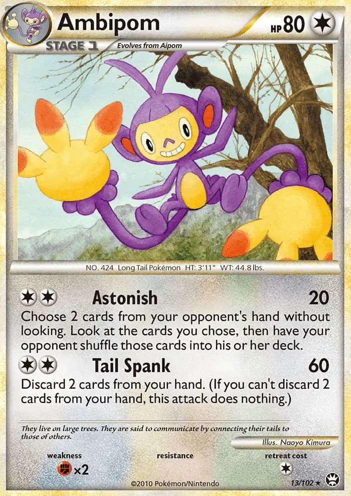Ambipom — Triumphant card #13