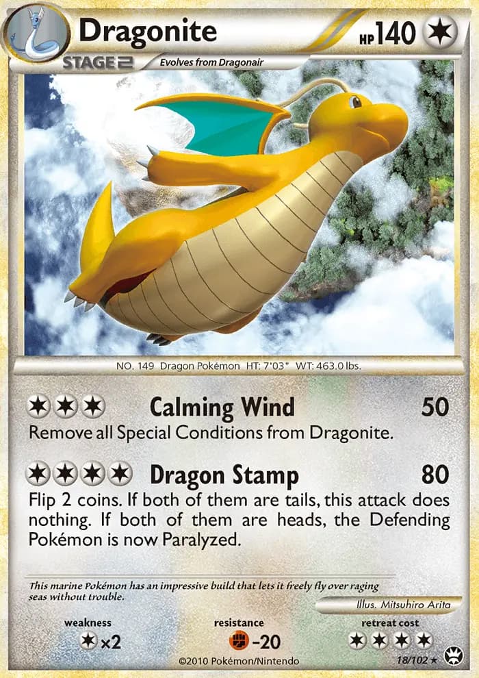 Dragonite — Triumphant card #18