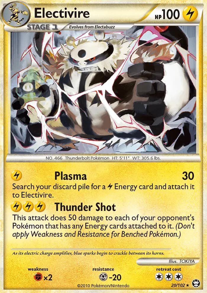 Electivire — Triumphant card #20