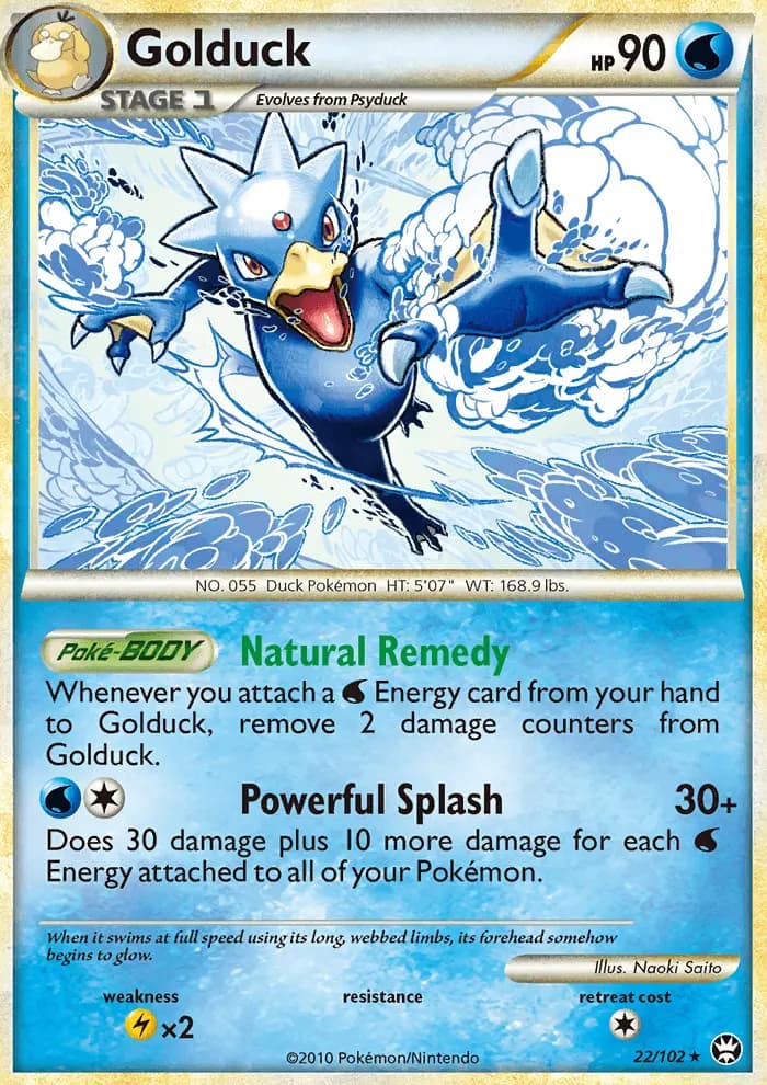 Golduck — Triumphant card #22
