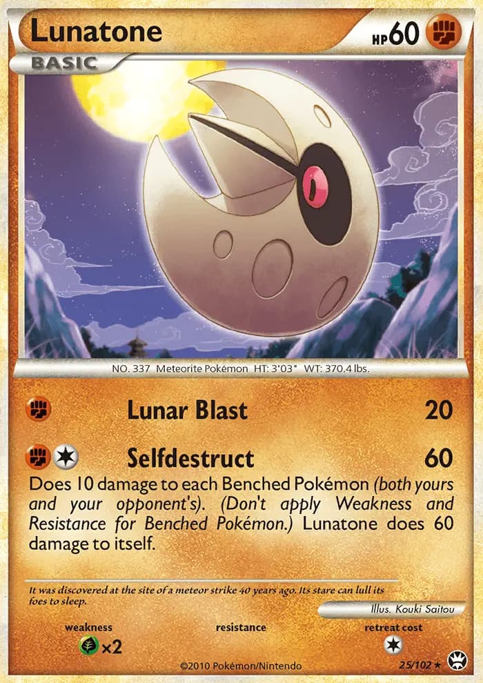 Lunatone — Triumphant card #25