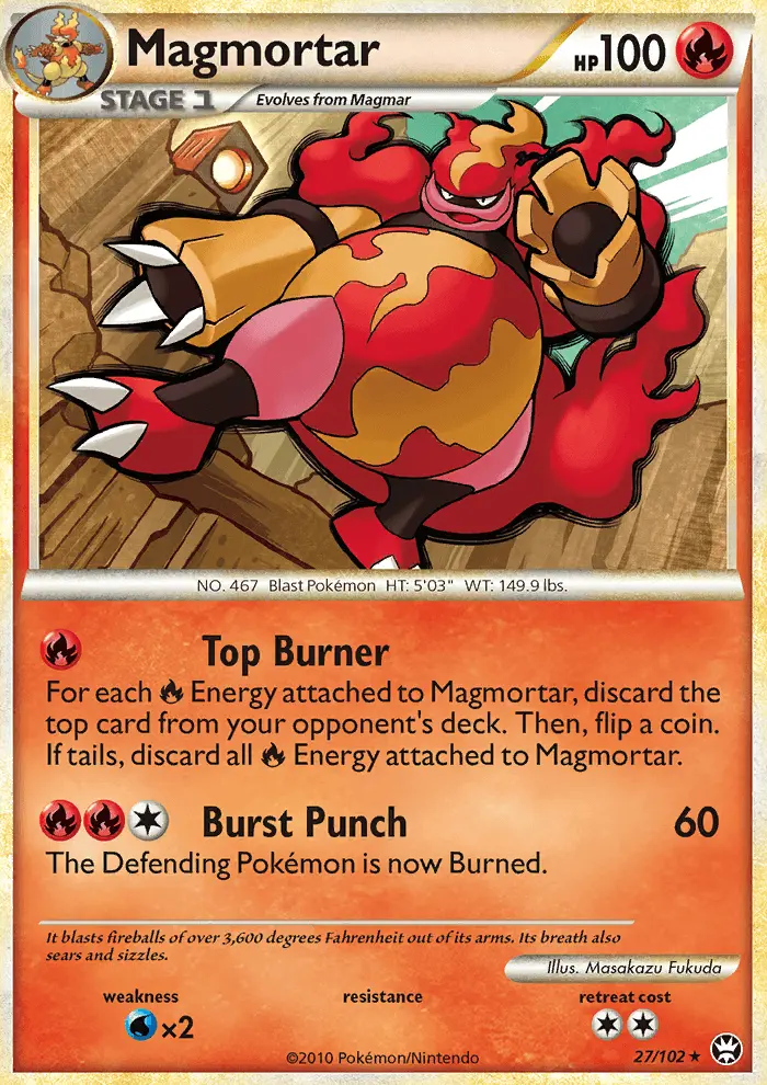 Magmortar — Triumphant card #27