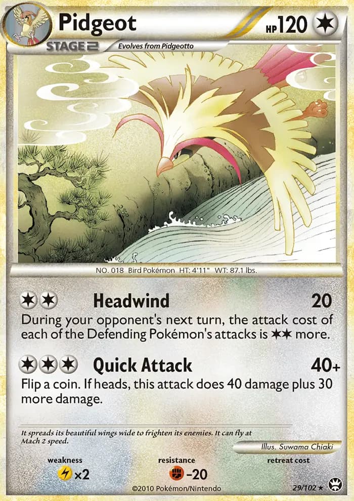 Pidgeot — Triumphant card #29