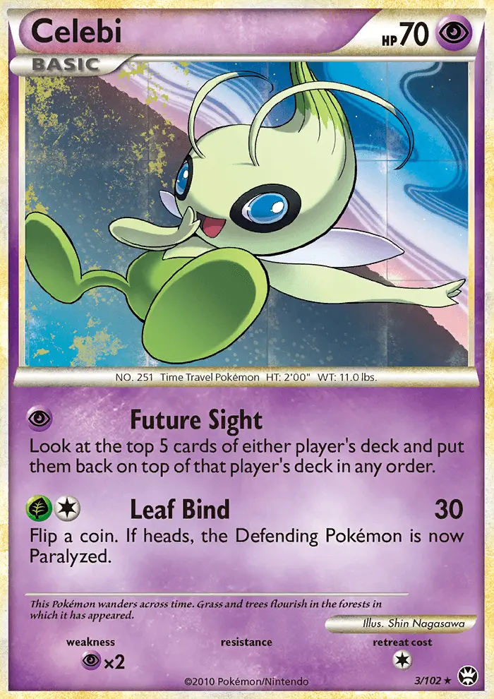 Celebi — Triumphant card #3