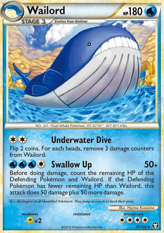 Wailord — Triumphant card #31