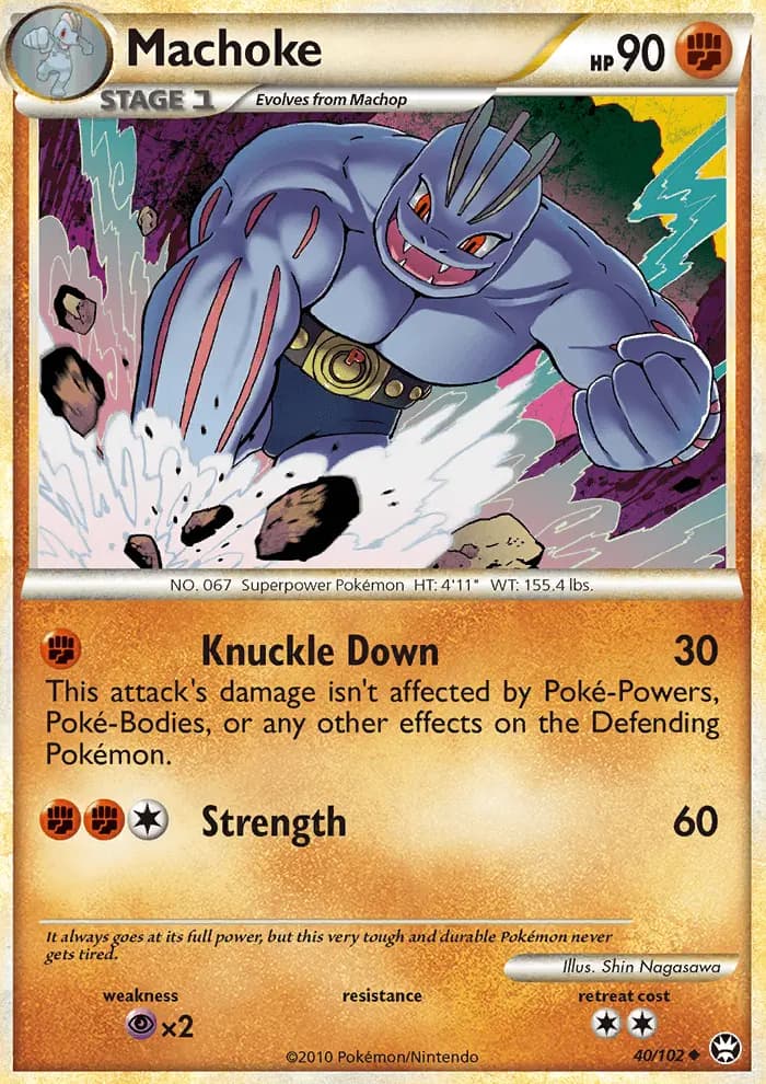 Machoke — Triumphant card #40