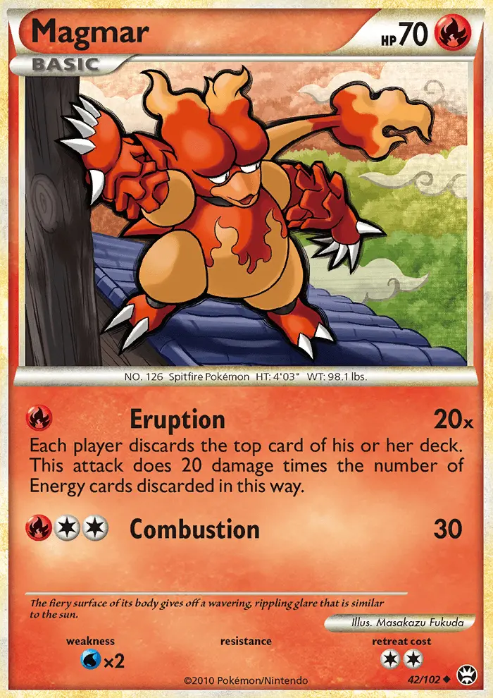 Magmar — Triumphant card #42