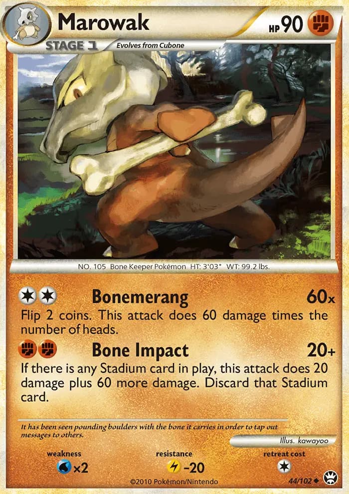 Marowak — Triumphant card #44