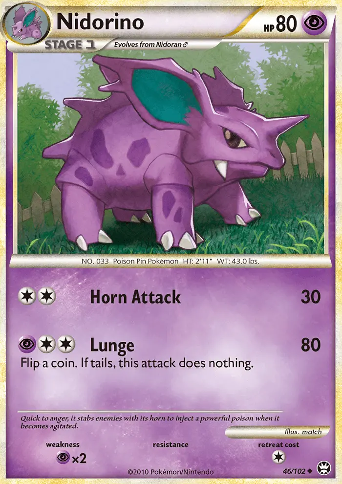 Nidorino — Triumphant card #46