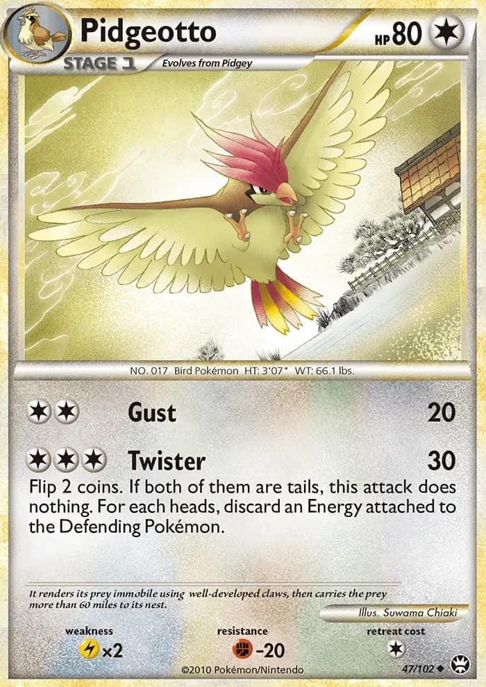 Pidgeotto — Triumphant card #47