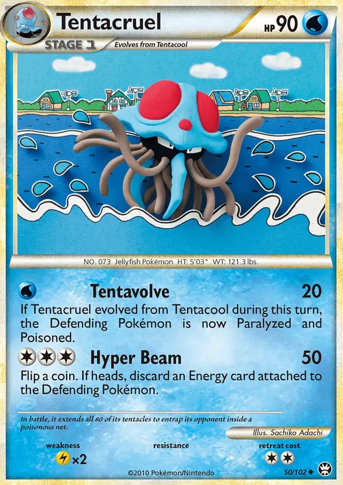 Tentacruel — Triumphant card #50
