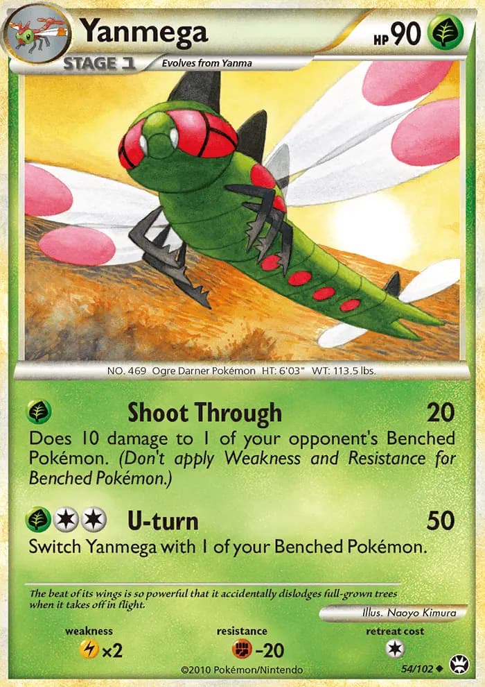 Yanmega — Triumphant card #54